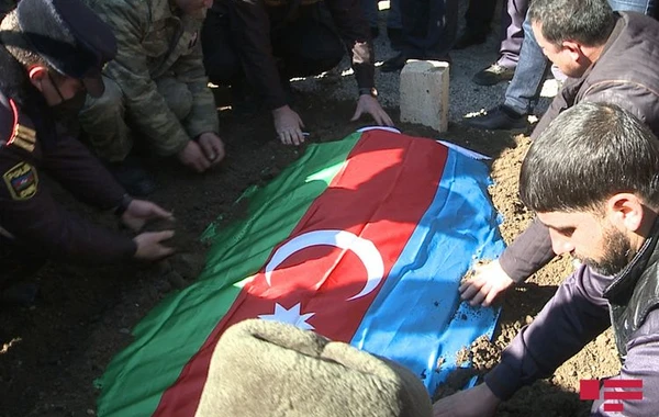 Şəhid Ələkbər Ələkbərli Tərtərdə dəfn edilib - FOTO
