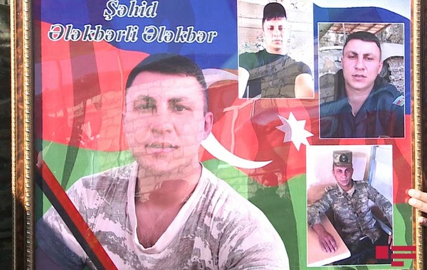 Şəhid Ələkbər Ələkbərli Tərtərdə dəfn edilib - FOTO