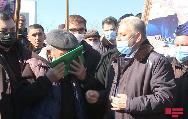 Şəhid Ələkbər Ələkbərli Tərtərdə dəfn edilib - FOTO