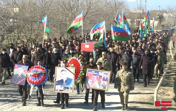 Şəhid Ələkbər Ələkbərli Tərtərdə dəfn edilib - FOTO