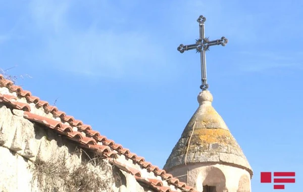 Azərbaycanın Alban-udi xristian icmasının üzvləri Laçında "Ağoğlan" monastırını ziyarət edib