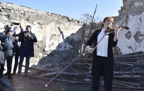 Diplomatik korpusun nümayəndələri Cəbrayıl və Zəngilanda - FOTO