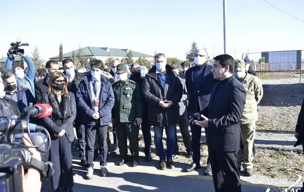 Diplomatik korpusun nümayəndələri Cəbrayıl və Zəngilanda - FOTO
