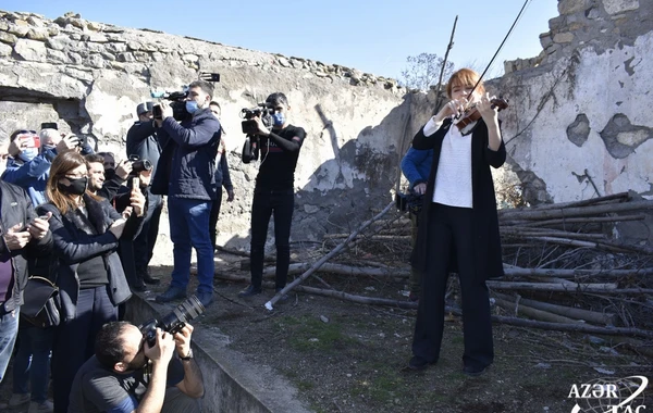 Diplomatik korpusun nümayəndələri Cəbrayıl və Zəngilanda - FOTO