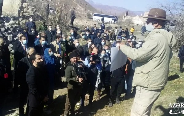 Diplomatik korpusun nümayəndələri Cəbrayıl və Zəngilanda - FOTO