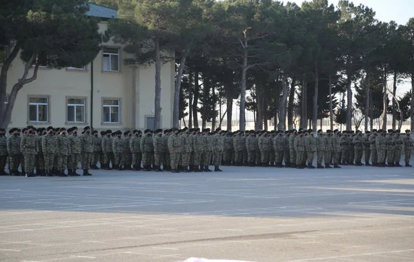 Azərbaycan Ordusunda andiçmə mərasimləri keçirilib - FOTO