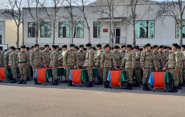 Azərbaycan Ordusunda andiçmə mərasimləri keçirilib - FOTO