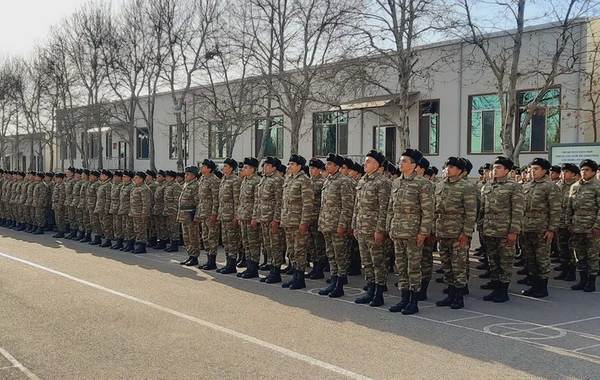 Azərbaycan Ordusunda andiçmə mərasimləri keçirilib - FOTO