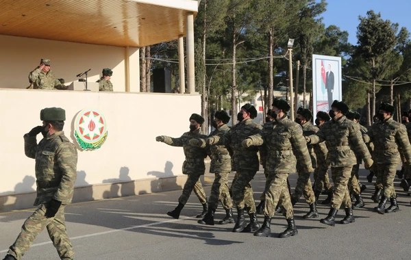 Azərbaycan Ordusunda andiçmə mərasimləri keçirilib - FOTO
