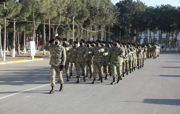 Azərbaycan Ordusunda andiçmə mərasimləri keçirilib - FOTO