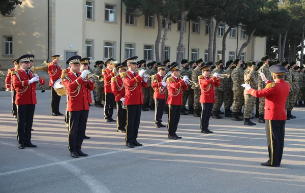 Azərbaycan Ordusunda andiçmə mərasimləri keçirilib - FOTO