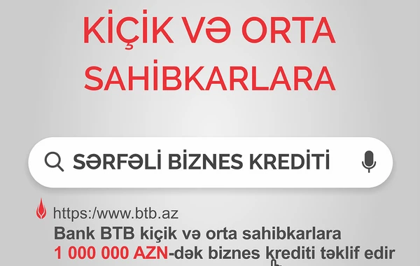 Bank BTB Kiçik və Orta Sahibkarlara dəstəyini davam etdirir!