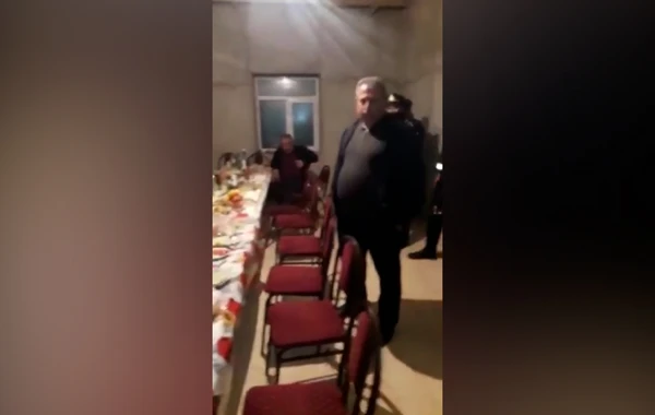 Polis nişan mərasimində əməliyyat keçirdi - ANBAAN VİDEO