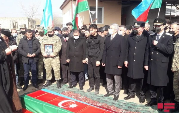 Azərbaycan Ordusunun şəhid olan hərbi qulluqçusu İmişlidə dəfn edilib - FOTO
