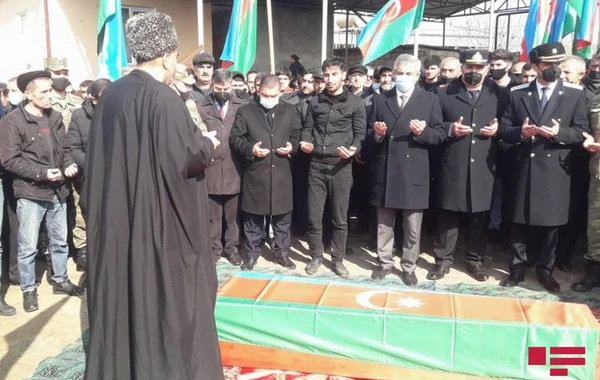 Azərbaycan Ordusunun şəhid olan hərbi qulluqçusu İmişlidə dəfn edilib - FOTO
