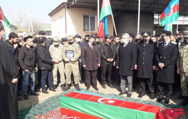 Azərbaycan Ordusunun şəhid olan hərbi qulluqçusu İmişlidə dəfn edilib - FOTO