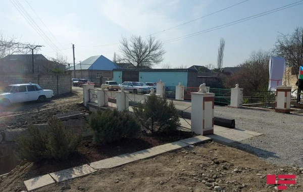 Göyçayda şəhidin xatirəsinə salınan körpü onun ad günündə istifadəyə verilib - FOTO