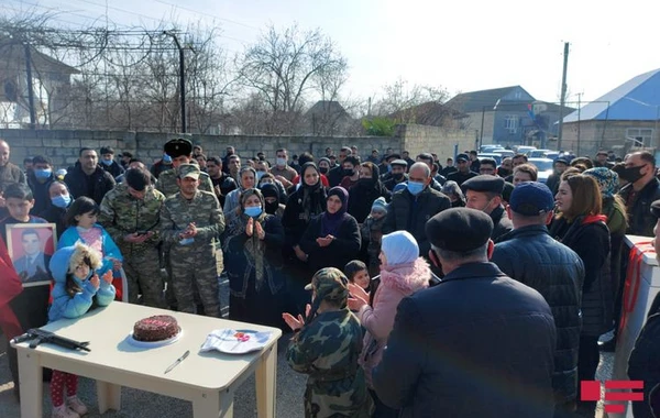 Göyçayda şəhidin xatirəsinə salınan körpü onun ad günündə istifadəyə verilib - FOTO