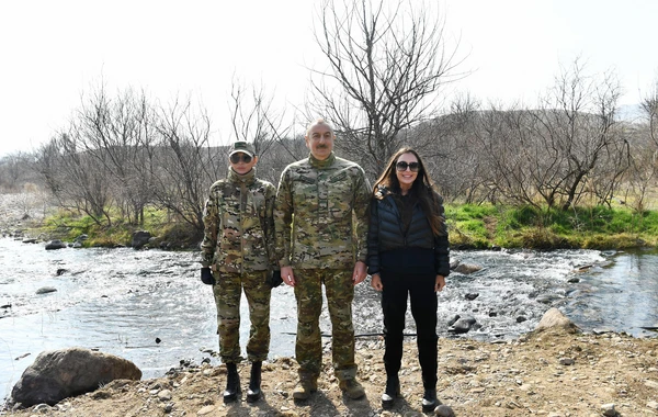 Prezident İlham Əliyev və Mehriban Əliyeva Füzuli, Zəngilan, Laçın və Cəbrayılda olublar - FOTO - VİDEO