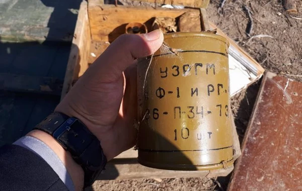 В Агдаме обнаружены брошенные армянами боеприпасы - ФОТО
