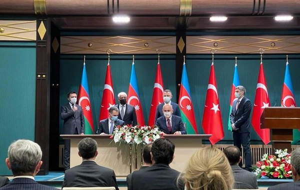 Azərbaycan və Türkiyə arasında daha iki sənəd imzalanıb - FOTO