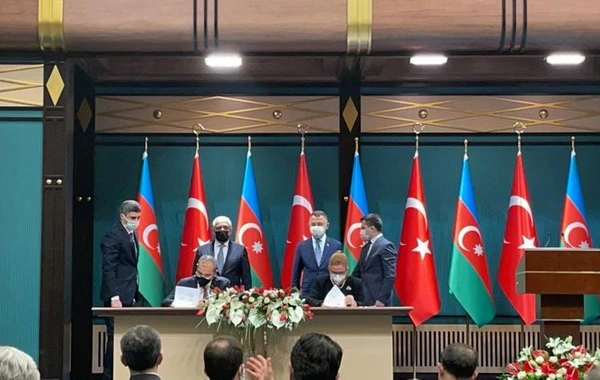 Azərbaycan və Türkiyə arasında daha iki sənəd imzalanıb - FOTO