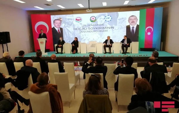 Ankarada Xocalı soyqırımının ildönümünə həsr olunmuş tədbir keçirilib - FOTO