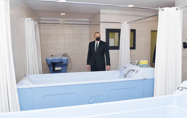 İlham Əliyev Şağan Reabilitasiya Pansionatının açılışında - YENİLƏNİB - FOTO