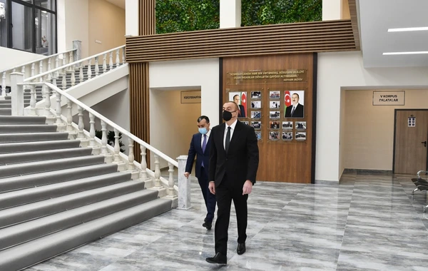İlham Əliyev Şağan Reabilitasiya Pansionatının açılışında - YENİLƏNİB - FOTO