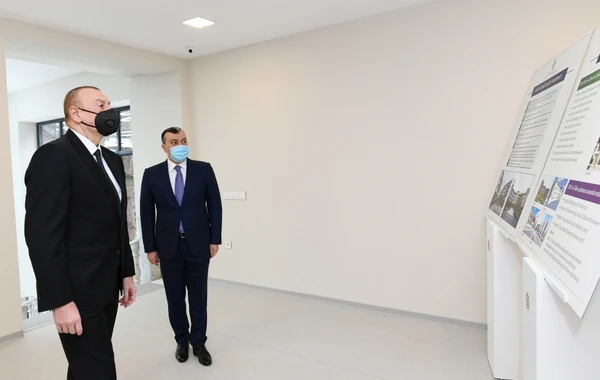 İlham Əliyev Şağan Reabilitasiya Pansionatının açılışında - YENİLƏNİB - FOTO