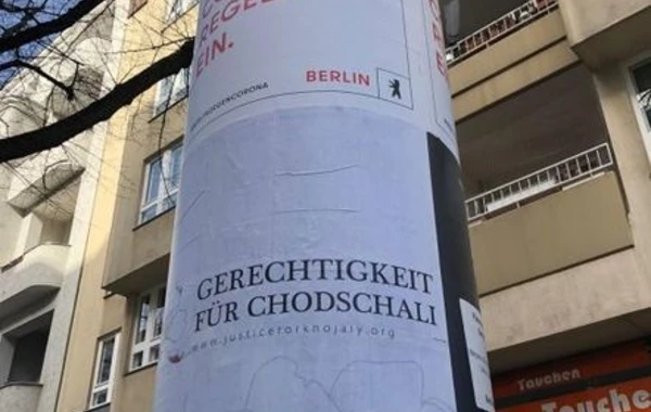 “Xocalıya Ədalət!” kampaniyası çərçivəsində Berlində aksiya keçirilir - FOTO