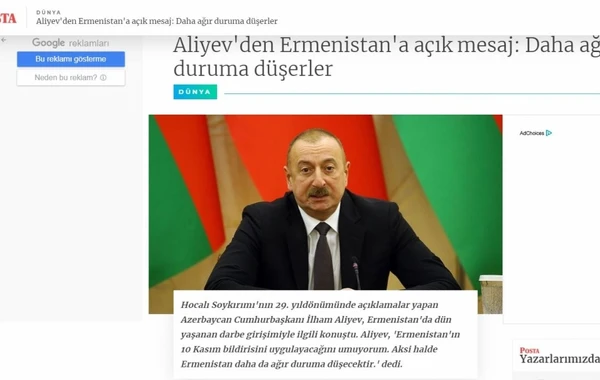 Prezident İlham Əliyevin mətbuat konfransı xarici ölkələrin mediasında geniş işıqlandırılıb - FOTO