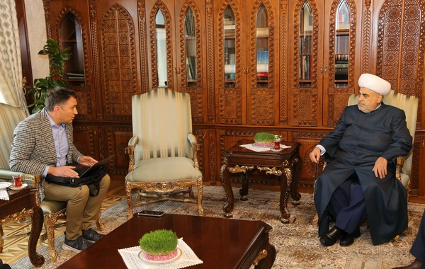 Allahşükür Paşazadə: "Erməni kilsəsi Avropada yalan təbliğat aparır, öz xalqını müharibəyə sövq edir"