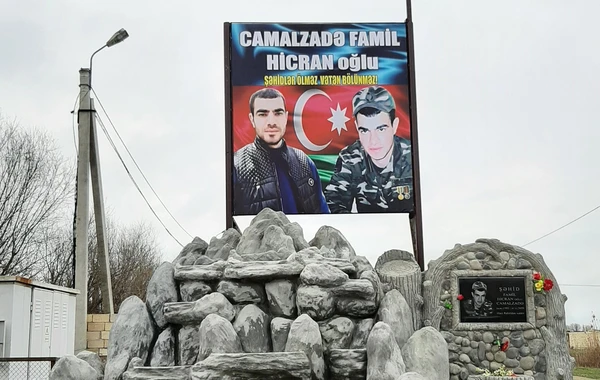 Daşqından zərər görmüş evlərin yerində inşa olunan yeni evlər qazlaşdırılıb