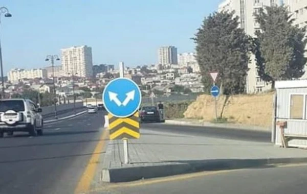 Yol nişanları tərsinə dönərsə... - Aidiyyəti qurumlardan reaksiya - FOTO