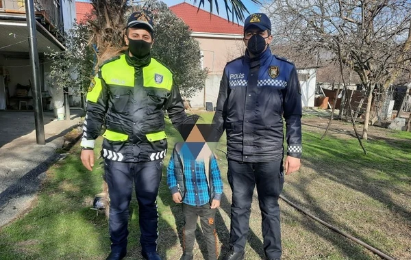 Balakəndə polislər itkin düşən azyaşlını tapdılar