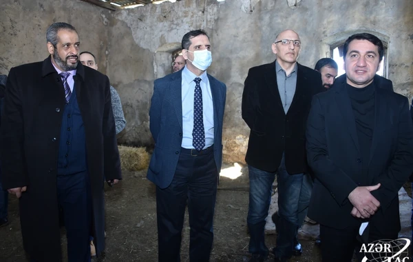 Xarici diplomatlar Qubadlıda düşmənin törətdiyi ekoloji terroru öz gözləri ilə gördülər - FOTO - YENİLƏNİB