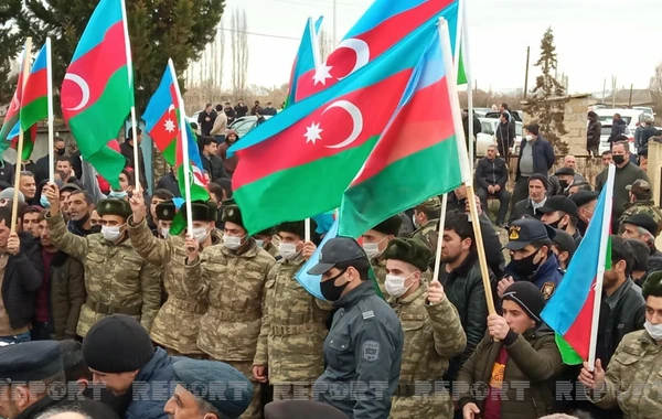 Daha bir şəhid dəfn edildi - FOTO