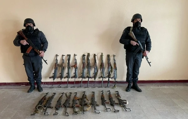 Qubadlı və Cəbrayılda silah-sursat aşkarlandı - FOTO