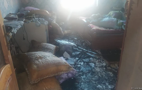 Bərdə sakini qonşusunun evini yandırdı - FOTO
