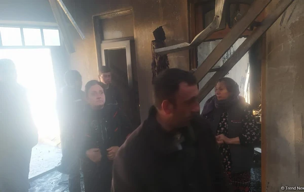 Bərdə sakini qonşusunun evini yandırdı - FOTO