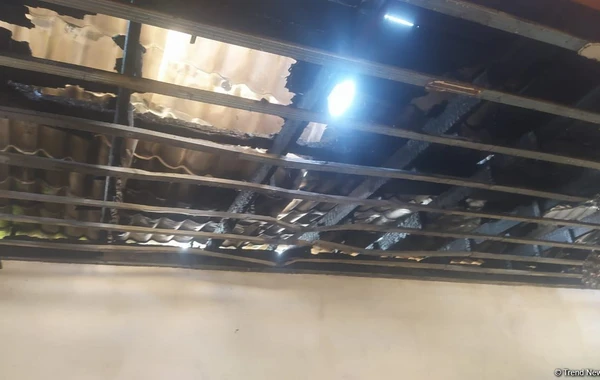 Bərdə sakini qonşusunun evini yandırdı - FOTO