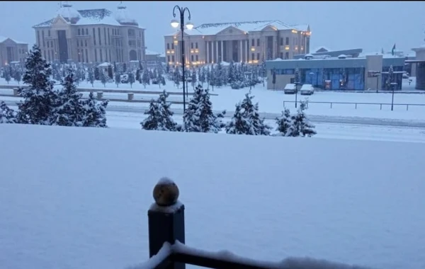 Azərbaycanda qar mənzərələri - FOTO