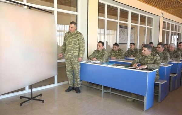 Naxçıvan Qarnizonu Qoşunlarında komanda-qərargah təlimi keçirilib - FOTO/VİDEO