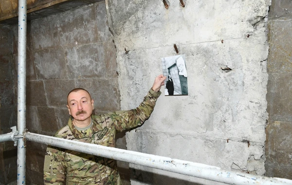 Prezident və birinci xanımın Şuşadan FOTOları