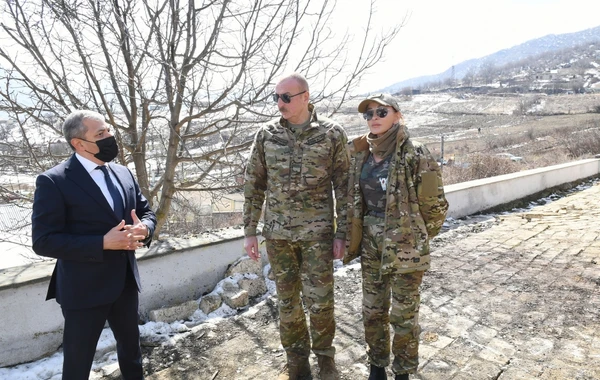 Prezident və birinci xanımın Şuşadan FOTOları