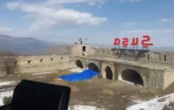 Şuşa qalasının girişi bərpa olundu - FOTO