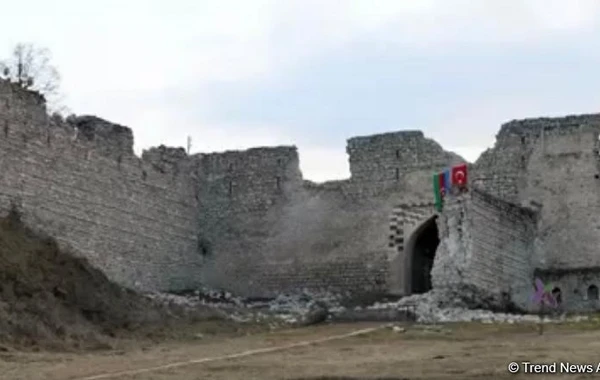 Şuşa qalasının girişi bərpa olundu - FOTO
