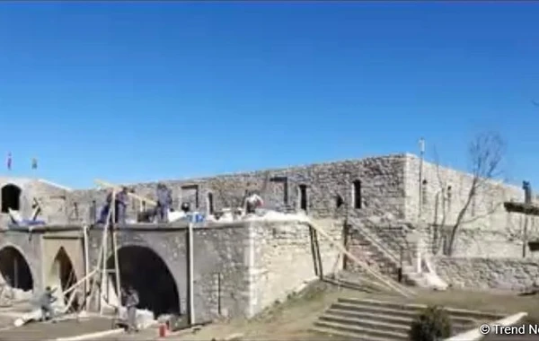 Şuşa qalasının girişi bərpa olundu - FOTO