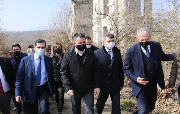 Türkiyəli bu nazir Qarabağda meyvə ağacı əkdi  - FOTOLAR